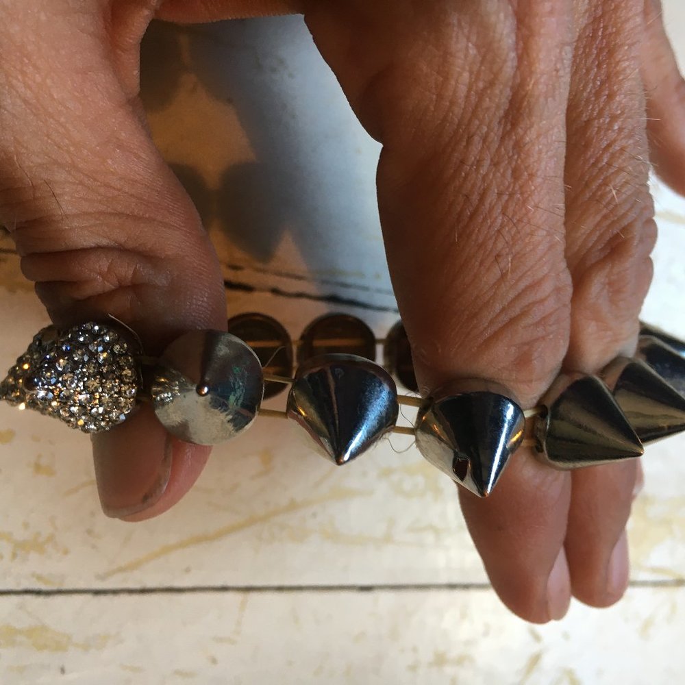 Silver Stud Bracelet - Picture 4 of 5